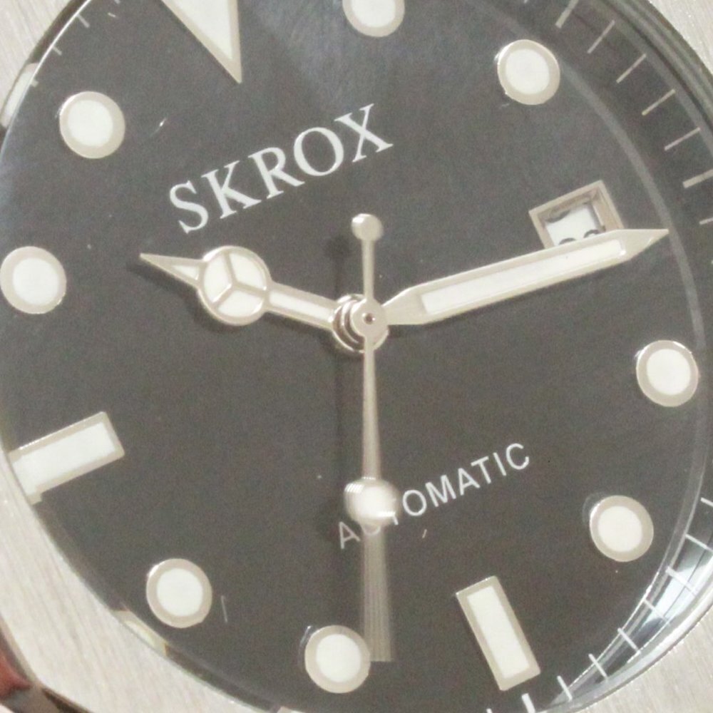 Men's Integrated Bracelet Sports Watch Automatic See Through Case back 41mm - Picture 12 of 12
